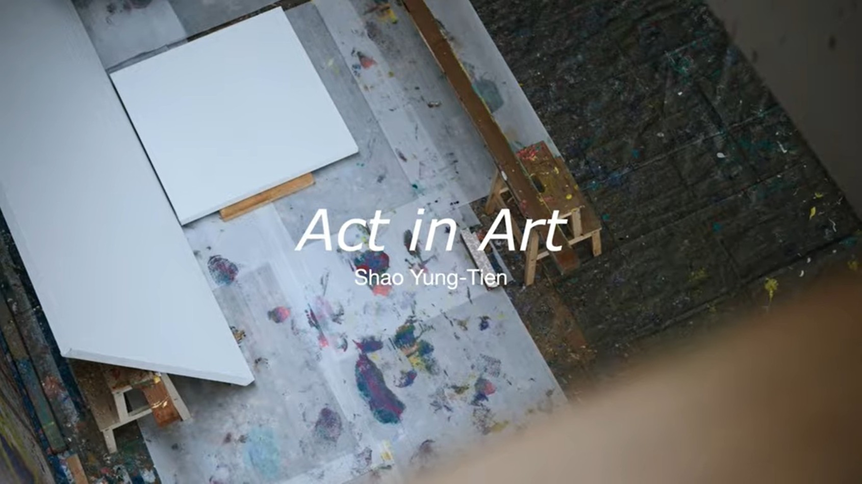 Act in Art : Shao Yung-Tien, ALIEN Art Centre © ALIEN Art. Film : Hailing Wang 