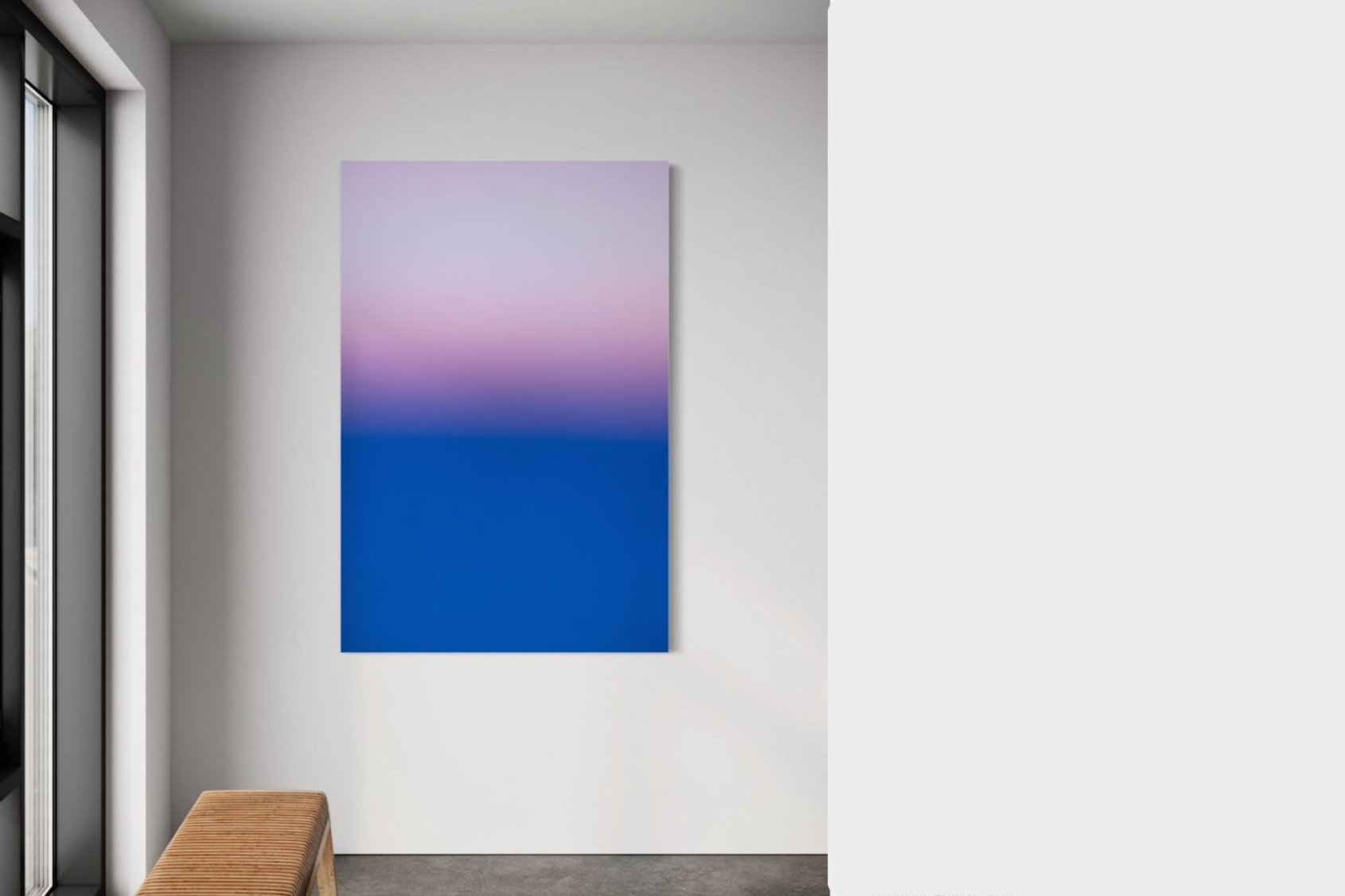 卡洛琳・阿萊｜#404大西洋，蓋塔里，法國｜空間示意｜2020｜C-Print, Fujiflex收藏級相紙｜120 x 180 cm｜© Caroline Halley des Fontaines 