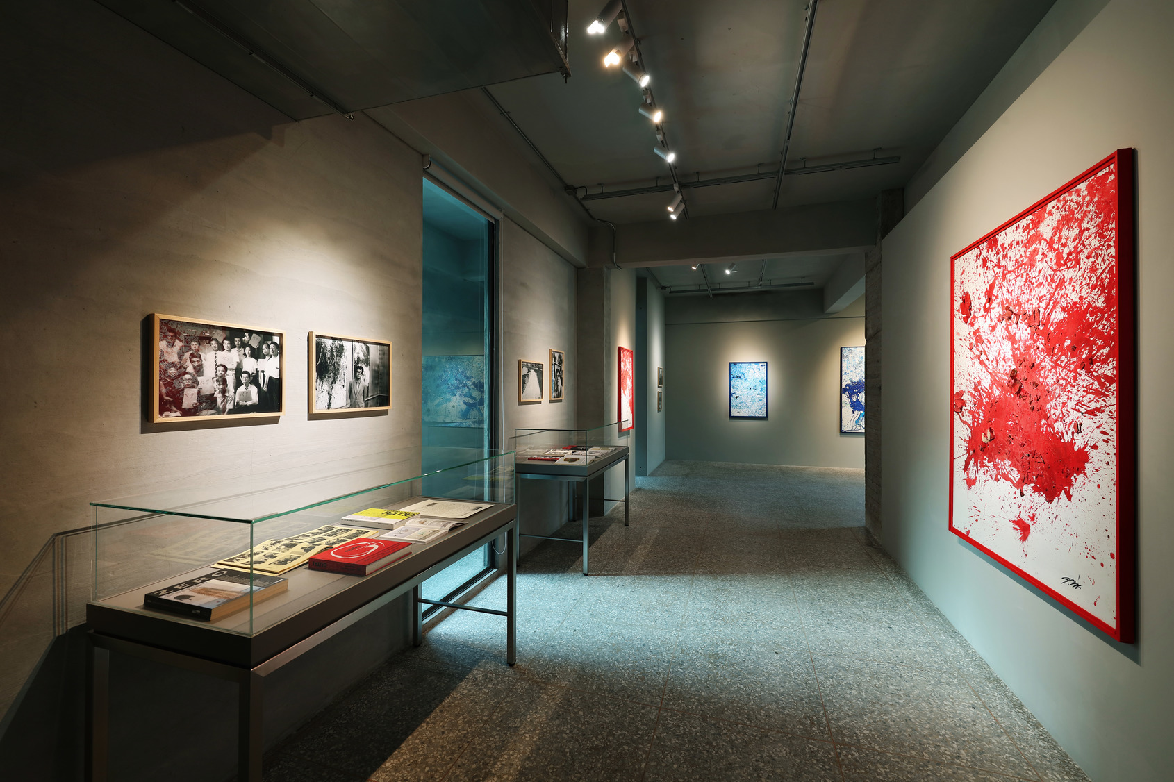 《嶋本昭三：跨越藝術邊境》展場照｜金馬賓館當代美術館 2F｜© ALIEN Art Centre 